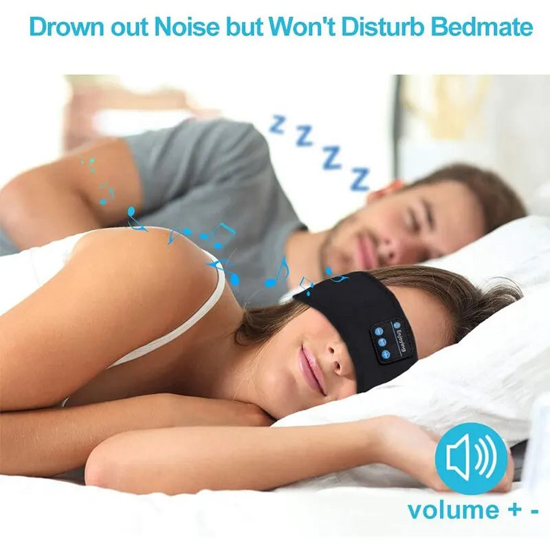 3-in-1 Bluetooth Headband – Wireless Headphones, Sleep Eye Mask & Sports Headset for Running, Yoga & Sleeping