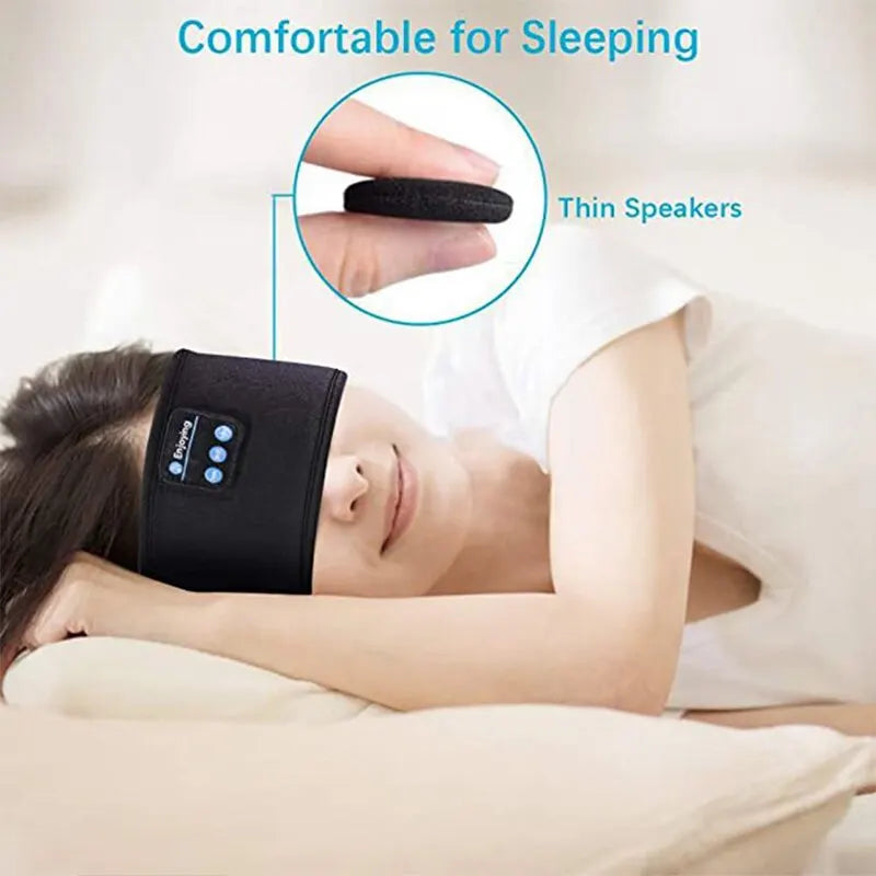 3-in-1 Bluetooth Headband – Wireless Headphones, Sleep Eye Mask & Sports Headset for Running, Yoga & Sleeping