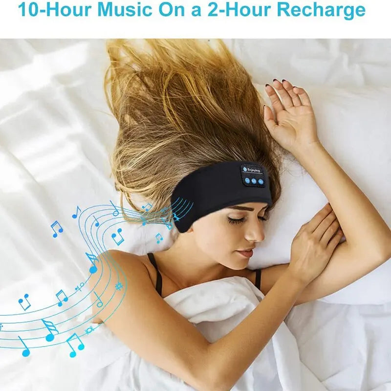 3-in-1 Bluetooth Headband – Wireless Headphones, Sleep Eye Mask & Sports Headset for Running, Yoga & Sleeping