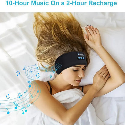 3-in-1 Bluetooth Headband – Wireless Headphones, Sleep Eye Mask & Sports Headset for Running, Yoga & Sleeping