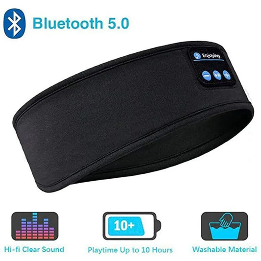 3-in-1 Bluetooth Headband – Wireless Headphones, Sleep Eye Mask & Sports Headset for Running, Yoga & Sleeping